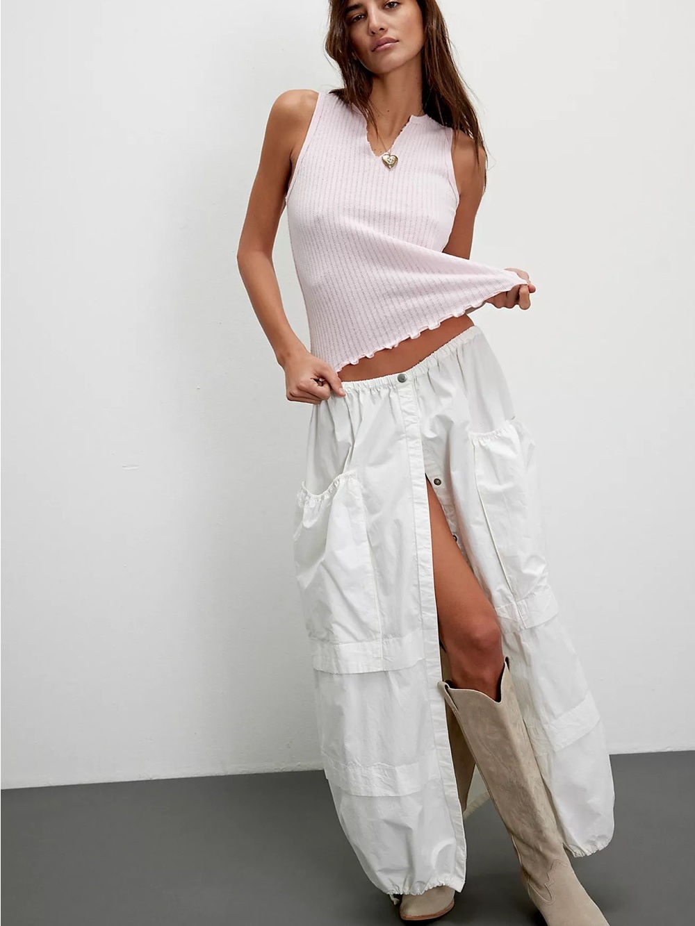 Free People Eloise Cotton maxi skirt